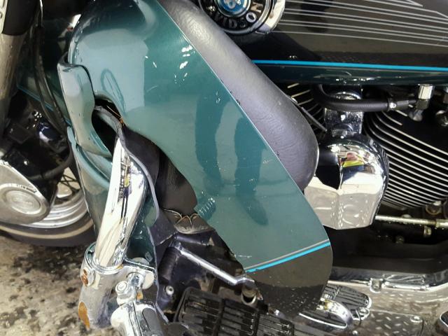 1HD1FCW14YY600553 - 2000 HARLEY-DAVIDSON FLHTCUI Жасыл фото 15