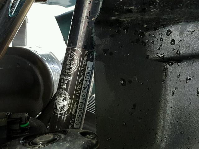 1HD1FCW14YY600553 - 2000 HARLEY-DAVIDSON FLHTCUI Жасыл фото 20