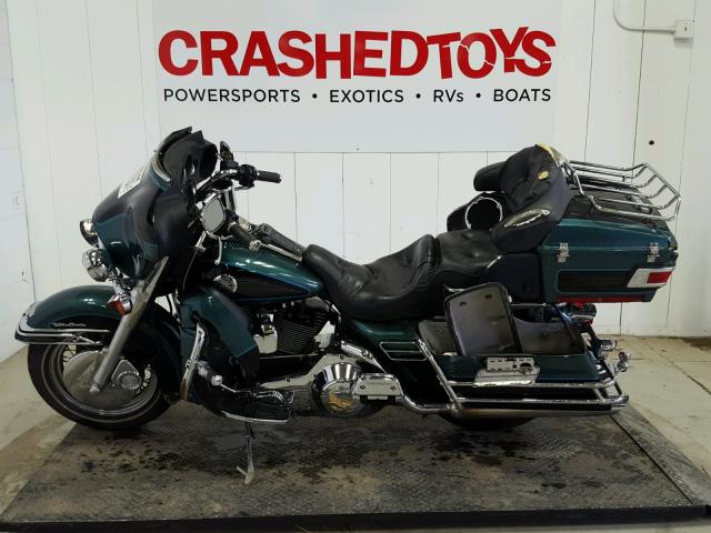 1HD1FCW14YY600553 - 2000 HARLEY-DAVIDSON FLHTCUI GREEN photo 3