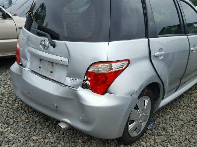 JTKKT624560148214 - 2006 TOYOTA SCION XA SILVER photo 9