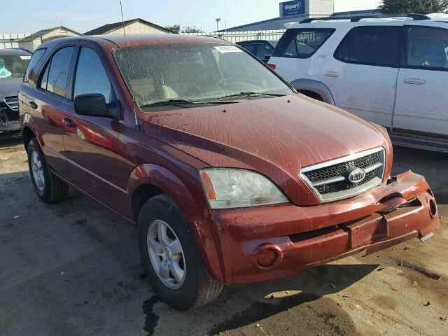 KNDJD733065538345 - 2006 KIA SORENTO EX RED photo 1