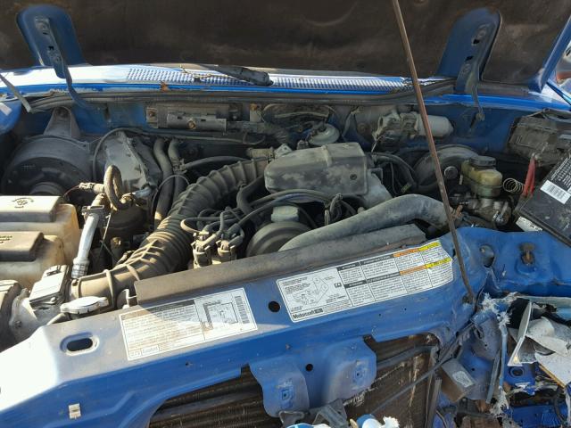 1FTYR10C8WPB61124 - 1998 FORD RANGER BLUE photo 7