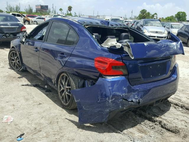 JF1VA2Y61H9806403 - 2017 SUBARU WRX STI BLUE photo 3