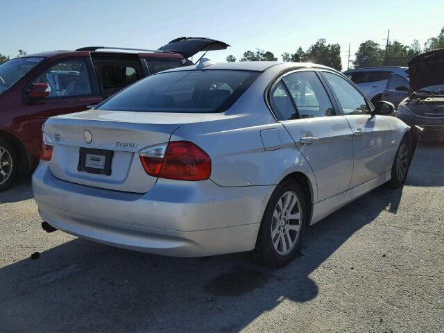 WBAVA33527KX71020 - 2007 BMW 328 SILVER photo 4