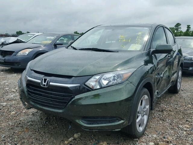 3CZRU5H33GM753434 - 2016 HONDA HR-V LX GREEN photo 2