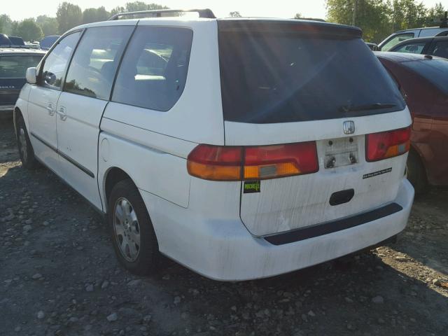 5FNRL18053B100061 - 2003 HONDA ODYSSEY EX WHITE photo 3