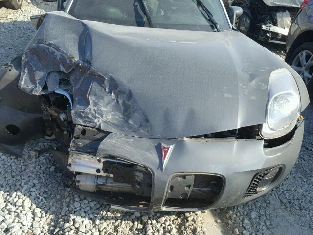 1G2MG35X18Y103031 - 2008 PONTIAC SOLSTICE G GRAY photo 7