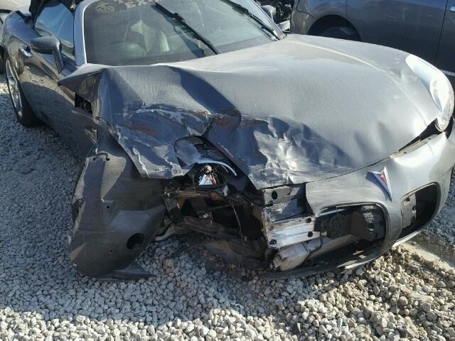 1G2MG35X18Y103031 - 2008 PONTIAC SOLSTICE G GRAY photo 9