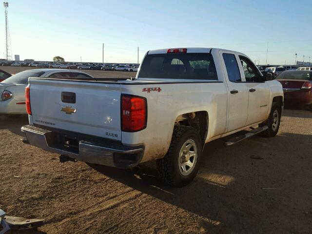 1GCVKPEC1EZ291140 - 2014 CHEVROLET SILVERADO WHITE photo 4