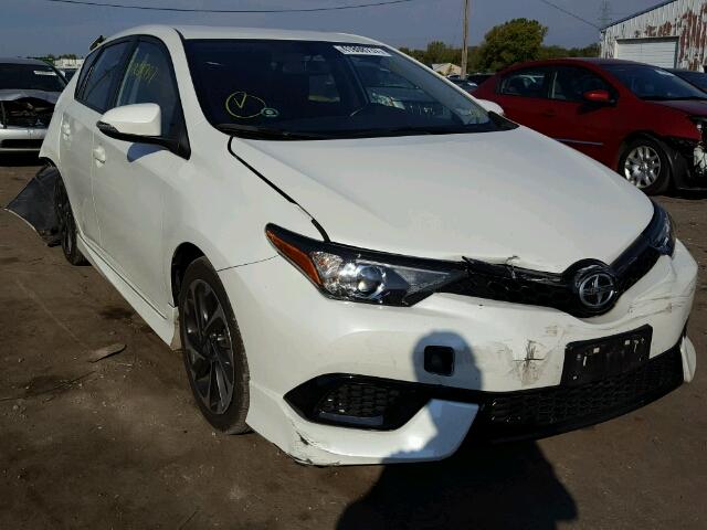 JTNKARJE6GJ505822 - 2016 TOYOTA SCION IM WHITE photo 1