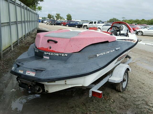 CEC11373A808 - 2008 BOMBARDIER BOAT RED photo 4