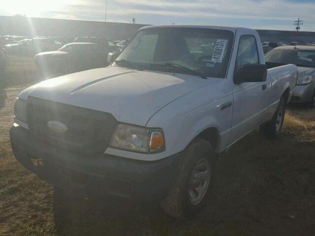 1FTYR10D57PA98932 - 2007 FORD RANGER WHITE photo 2