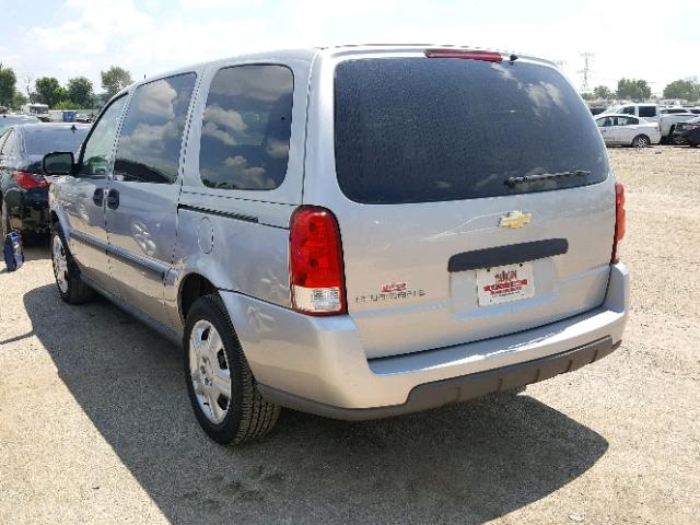 1GNDV23LX6D107389 - 2006 CHEVROLET UPLANDER L 银色 照片 3