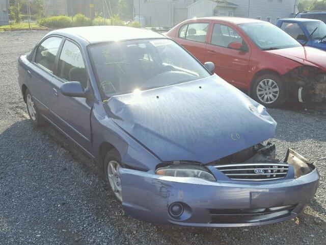 KNAFB121335232385 - 2003 KIA SPECTRA BA BLUE photo 1