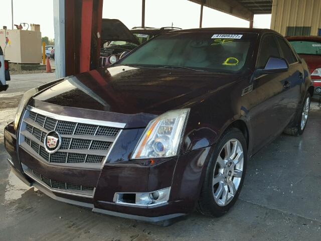 1G6DR57V280209809 - 2008 CADILLAC CTS PURPLE photo 2