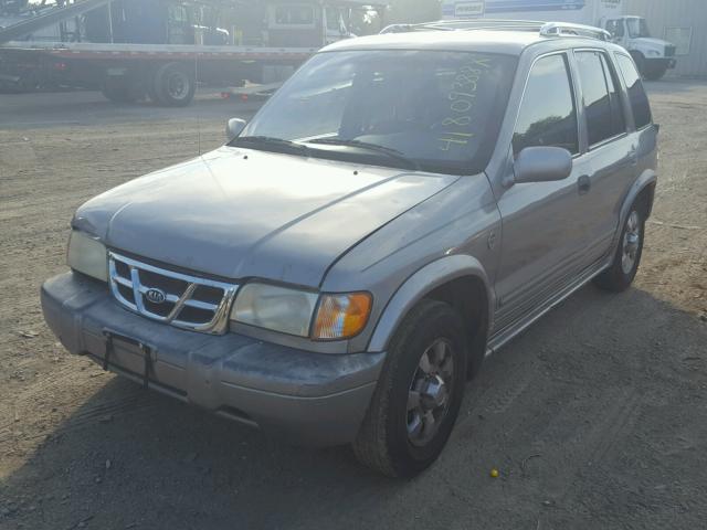 KNDJA723715032448 - 2001 KIA SPORTAGE SILVER photo 2