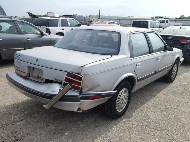 1G3AL54N0N6434907 - 1992 OLDSMOBILE CUTLASS CI GRAY photo 4