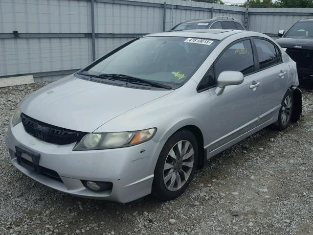 1HGFA16909L003092 - 2009 HONDA CIVIC EXL 银色 照片 2