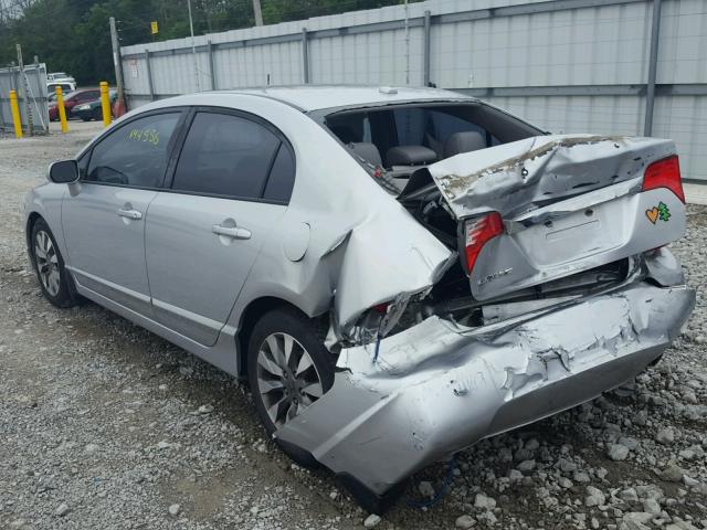 1HGFA16909L003092 - 2009 HONDA CIVIC EXL 银色 照片 3