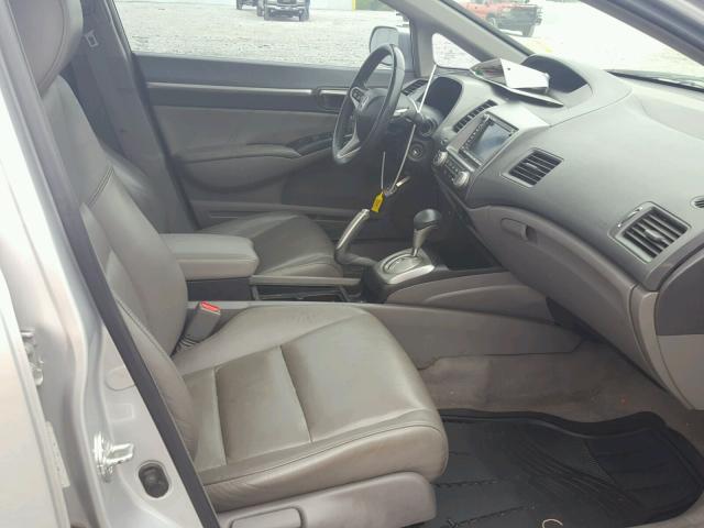1HGFA16909L003092 - 2009 HONDA CIVIC EXL 银色 照片 5