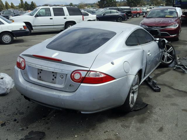 SAJWA43C179B17486 - 2007 JAGUAR XKR SILVER photo 4