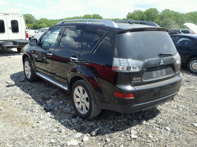 JA4LT31W99Z010621 - 2009 MITSUBISHI OUTLANDER BLACK photo 3