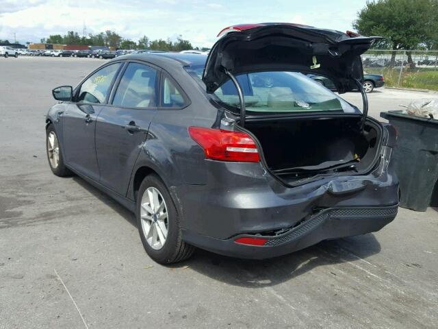 1FADP3F20GL397442 - 2016 FORD FOCUS SE GRAY photo 3