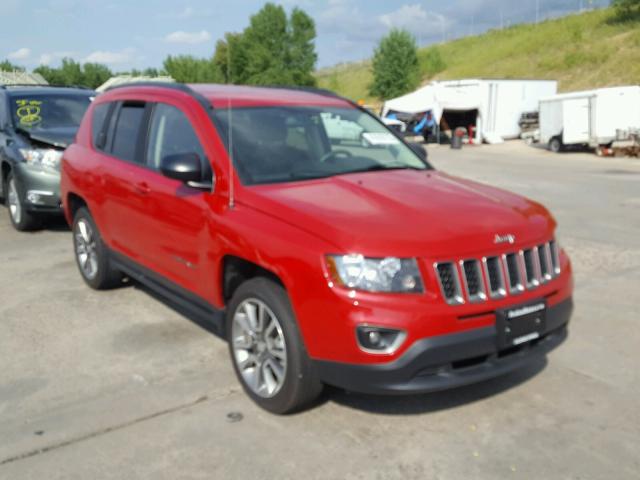 1C4NJCBA7GD682212 - 2016 JEEP COMPASS SP RED photo 1