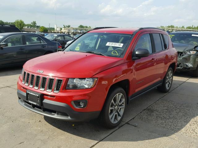 1C4NJCBA7GD682212 - 2016 JEEP COMPASS SP RED photo 2