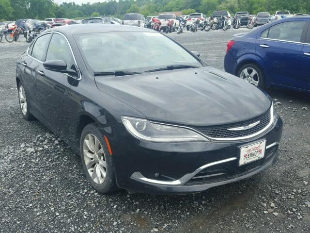 1C3CCCCB8FN545446 - 2015 CHRYSLER 200 C BLACK photo 1