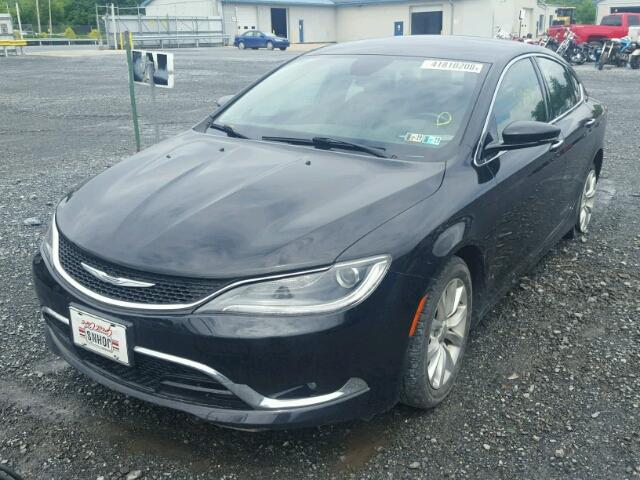 1C3CCCCB8FN545446 - 2015 CHRYSLER 200 C BLACK photo 2