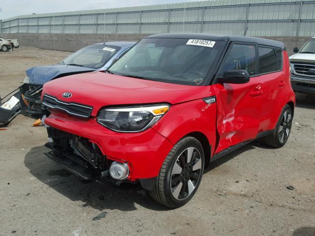 KNDJP3A56H7496579 - 2017 KIA SOUL + RED photo 2