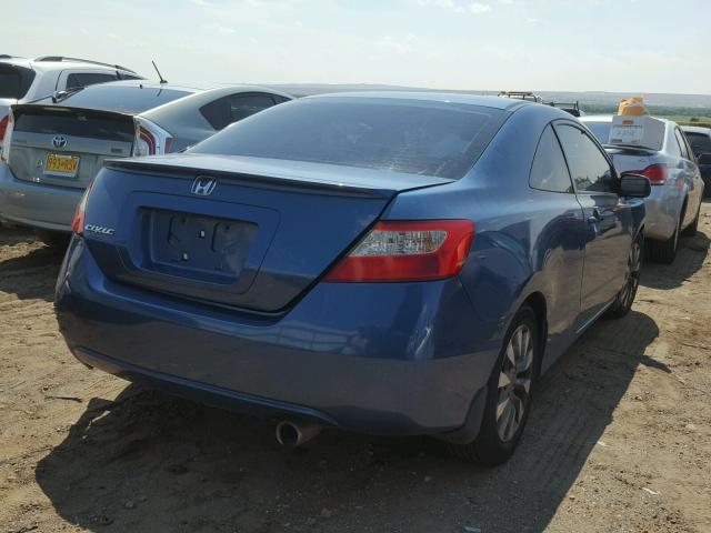 2HGFG12909H532799 - 2009 HONDA CIVIC EXL 蓝色 照片 4