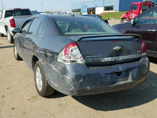 2G1WT58K889175269 - 2008 CHEVROLET IMPALA LT GRAY photo 3