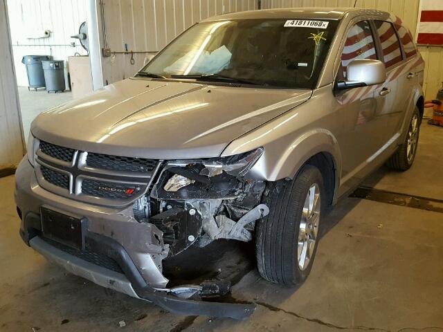 3C4PDCEGXJT339895 - 2018 DODGE JOURNEY GT SILVER photo 2