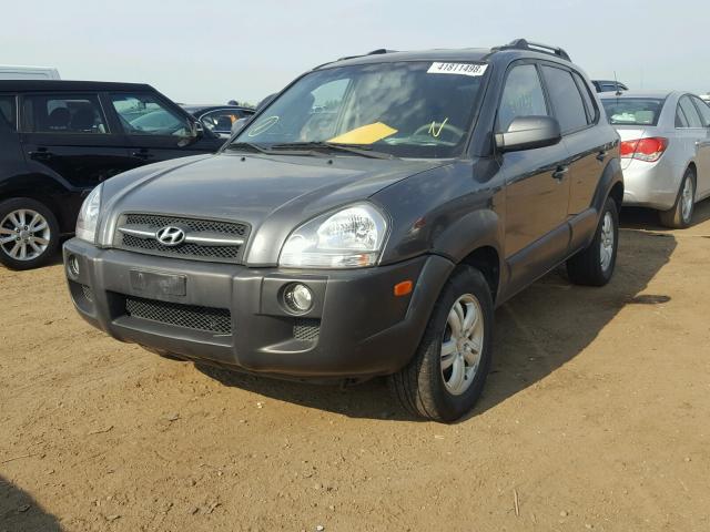 KM8JN72D67U614855 - 2007 HYUNDAI TUCSON SE CHARCOAL photo 2