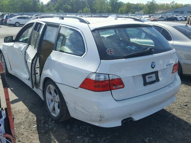 WBANN73516CN03550 - 2006 BMW 530 XIT WHITE photo 3