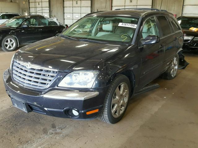 2C8GF78445R323668 - 2005 CHRYSLER PACIFICA L შავი ფოტო 2