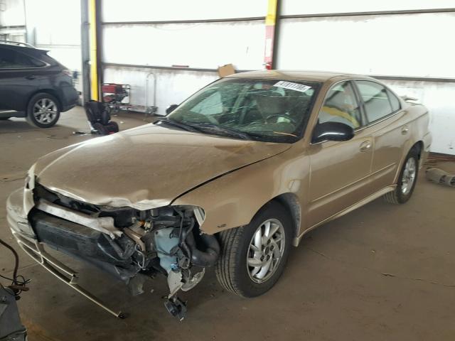 1G2NF52E84C199446 - 2004 PONTIAC GRAND AM S ოქროსფერი ფოტო 2