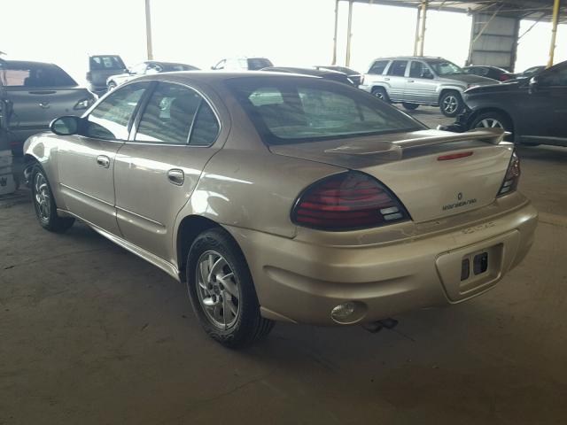 1G2NF52E84C199446 - 2004 PONTIAC GRAND AM S ოქროსფერი ფოტო 3