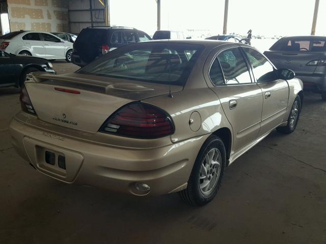 1G2NF52E84C199446 - 2004 PONTIAC GRAND AM S ოქროსფერი ფოტო 4