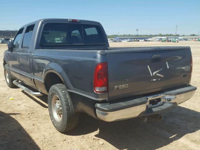 1FTNW20L73EA54722 - 2003 FORD F250 GRAY photo 3