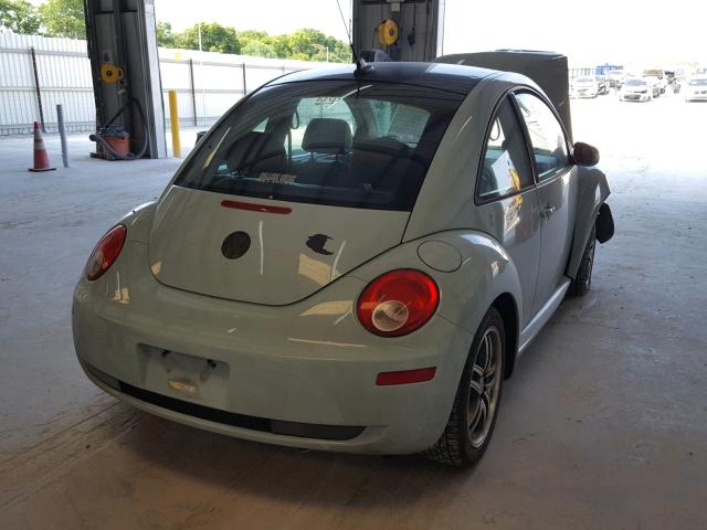 3VWPG3AG6AM035497 - 2010 VOLKSWAGEN NEW BEETLE TURQUOISE photo 4