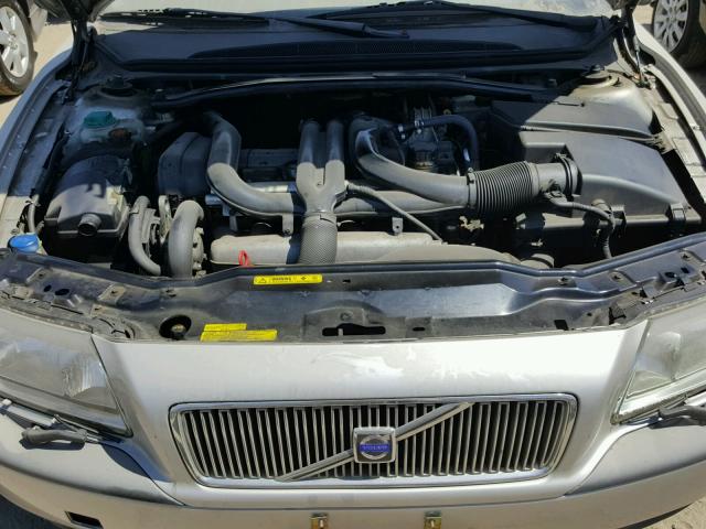 YV1TS90D611159898 - 2001 VOLVO S80 T6 SILVER photo 7