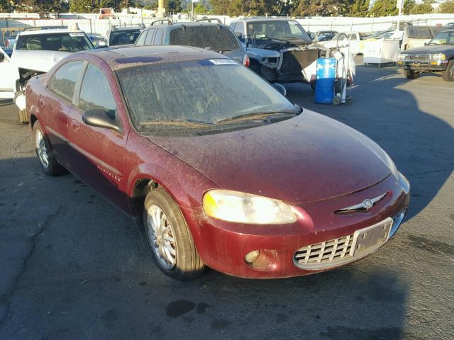 1C3EL56U21N574953 - 2001 CHRYSLER SEBRING RED photo 1