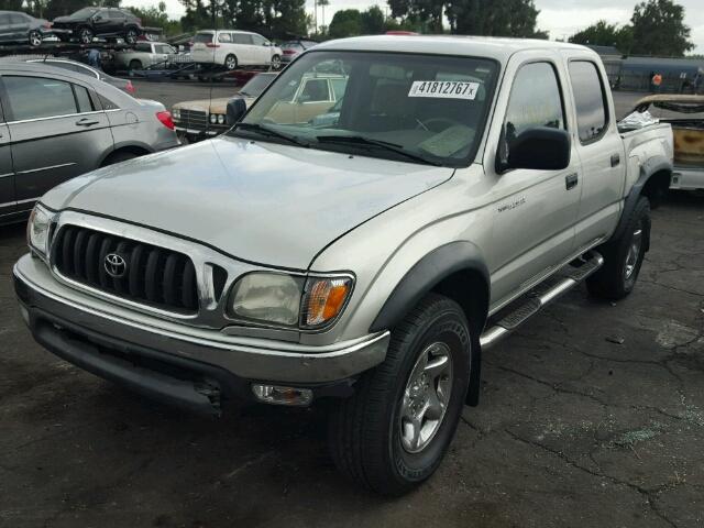 5TEGN92N23Z262734 - 2003 TOYOTA TACOMA SILVER photo 2