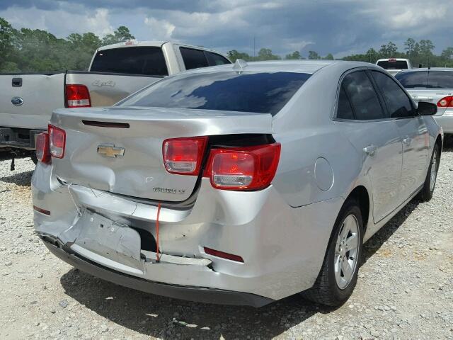 1G11C5SA7DF257490 - 2013 CHEVROLET MALIBU 1LT ვერცხლისფერი ფოტო 4