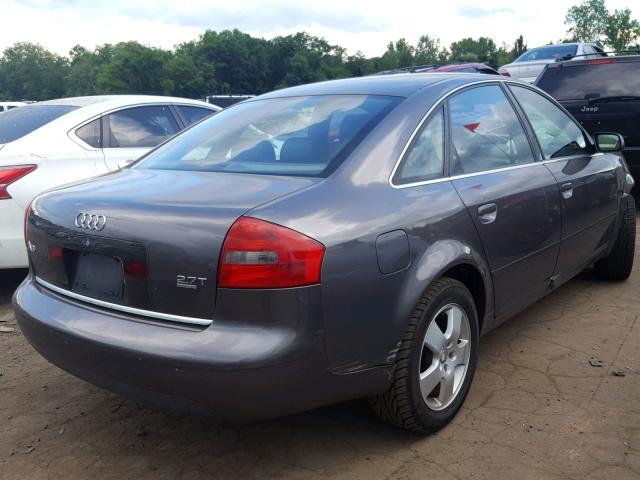 WAUED54B81N111819 - 2001 AUDI A6 2.7T QU GRAY photo 4