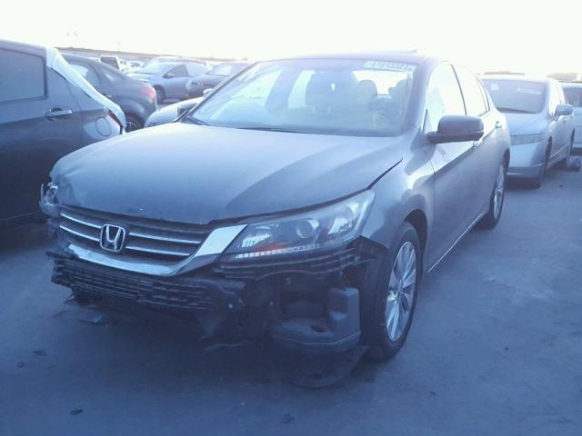 1HGCR2F71EA122341 - 2014 HONDA ACCORD EX BLACK photo 2