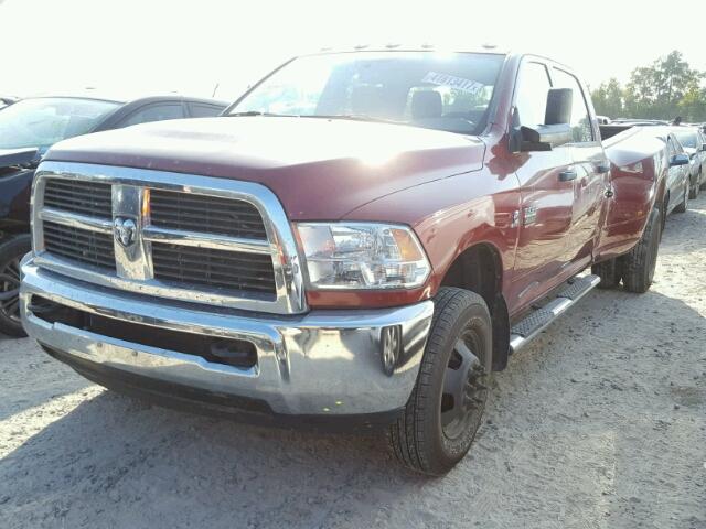 3C63DRGL5CG344372 - 2012 DODGE RAM 3500 RED photo 2